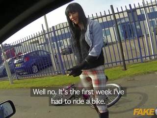 Fake Cop smashing cyclist with big tits fucked