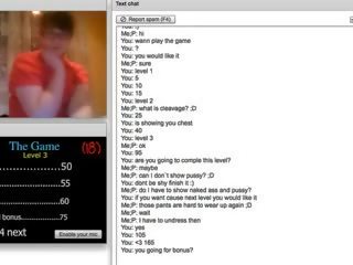 Another 20 year old on chatroulette, another top score