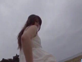 Mayuka akimoto וידאו את שלה שיערי חריץ ב בחוץ הקלעים