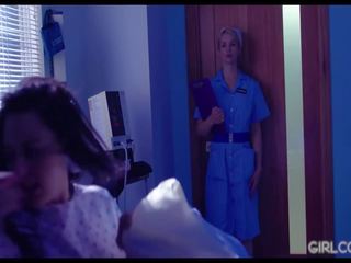 Girlcore lesbo sairaanhoitajat antaa teinit potilas täysi emätin-