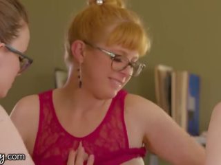 GIRLSWAY fantastic Threesome at the Library with Penny Pax & Karla Kush