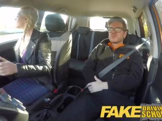 Fake driving school küntije learner in pigtails gets a çuň döl x rated clip shows