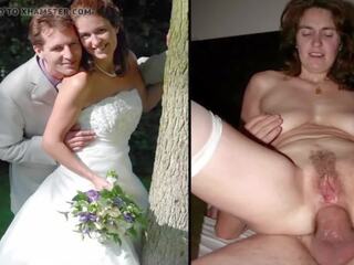 Szőrös öltözött és levetkőzött menyasszonyok, ingyenes x névleges videó ef