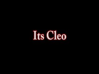 لها cleo مسرحيات مع لها ضيق كس!